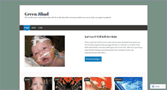 Desktop Screenshot of greenjihad.com